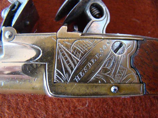 A nice pair of SCOTTISH flintlock pocket pistols by Henderson of Paisley circa 1790-1800 — image 3